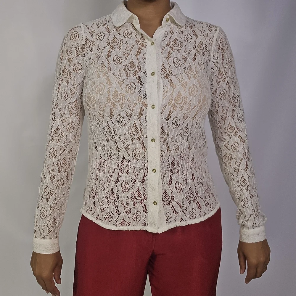 Lauren Conrad Lace Blouse